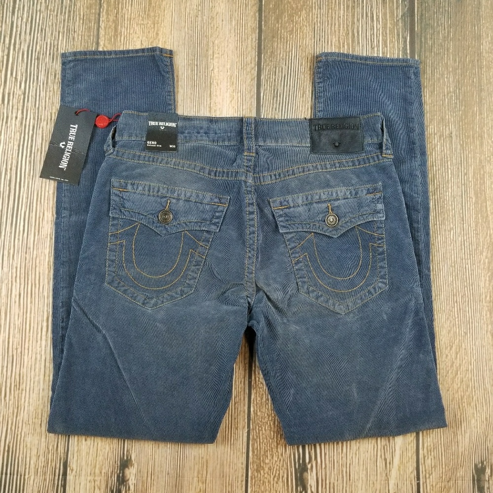 *NWT* TRUE RELIGION  Slim Fit Corduroy Pants